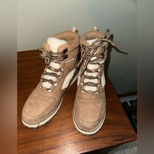 Women's Tan Suede Ankle Boots